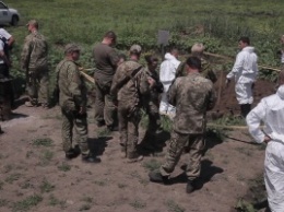 В Луганской области найдены останки погибших с шевроном «Россия - вооруженные силы» (фото)