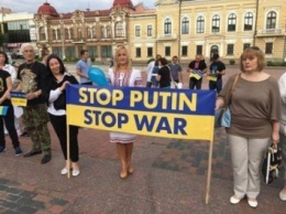 Кировоград присоединился к всемирной акции "Stop Putin - Stop Война"