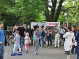 Одесситы протестовали против застройки парка