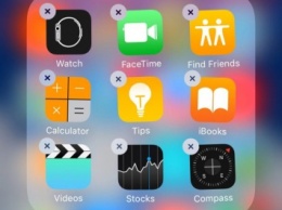 Apple в iOS 10 разрешила удалять стандартные приложения