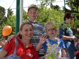 В Гаспре на базе ДЮСК «Титан» юные спортсмены и их родители соревнованиями отметили День России