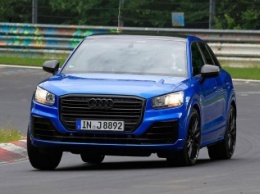Будущий Audi SQ2 SUV наматывает тестовые километры Нюрбургрингской трассы