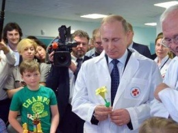 Путин навестил раненных на Донбассе детей (ФОТО)