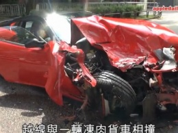 В Гонконге разбили Ferrari 599 GTB