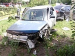 ДТП в Кировограде на перекрестке разбились две машины. ФОТО