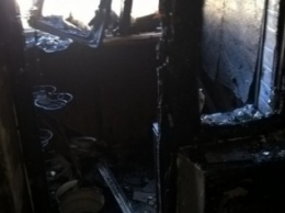 В Киеве спасатели потушили пожар на кухне дома