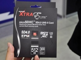 Microdia выпустит карту microSD на 512ГБ