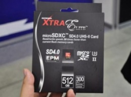 Microdia анонсировала выход MicroSD-карты объемом 512 ГБ