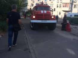 На Княжем затоне в Киеве случился пожар в высотном доме