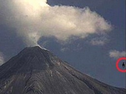 В Мексике зафиксировали НЛО, который упал в вулкан