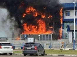 В России горел аэропорт
