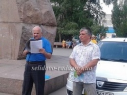 На ГП «Селидовуголь» неспокойно: во время митинга голодающий лидер профсоюза потерял сознание