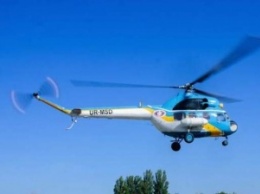В Сумской области упал вертолет Ми-2