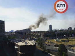 В центре Киева горел пятиэтажный дом