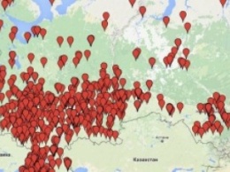 Сайт "Миротворец" презентовал карту с локализацией боевиков, воевавших на Донбассе