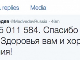Медведев снова пожелал согражданам здоровья и хорошего настроения