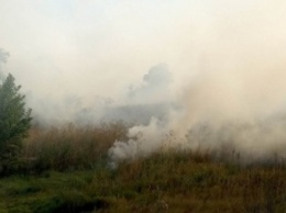 Пожарные ликвидируют возгорания в Бахмутском районе