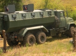 На юге Одесской области пограничники при поддержке бронетехники отбили нападение условного противника