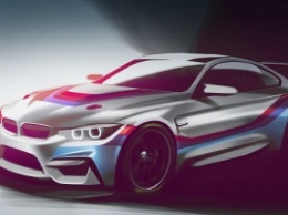 Появилось первое изображение гоночного купе BMW M4 GT4