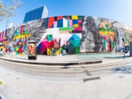 Крупнейшее в мире граффити появилось на Олимпийском бульваре в Рио