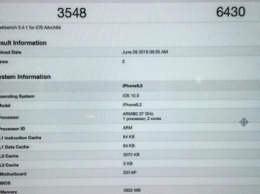 В бенчмарках засветился iPhone 7 с 3 ГБ оперативной памяти и чипом A10