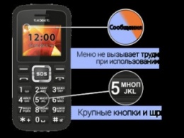 Texet ТМ-В119 - простой телефон для звонков