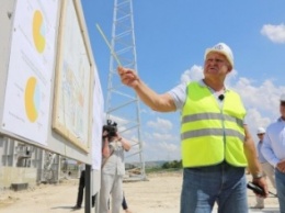 Власти Крыма осмотрели ход строительства Симферопольской ТЭС (ФОТО)