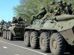 На Донбасс заехали танки и другая военная техника из России