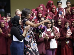 Мусульманская школа в Лондоне поразила Мишель Обаму