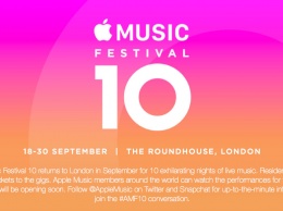 Apple анонсировала десятый юбилейный Apple Music Festival 2016 в Лондоне