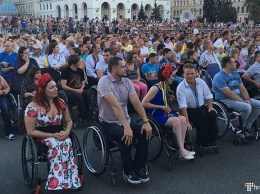 Украинских паралимпийцев провели в Рио