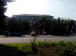 В Дружковке избавились от памятника Ленину