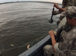 Рыбоохрана выловила с Южного Буга 4 браконьерские сети