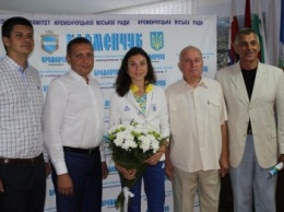 Мэр Кременчуга встретился с участницей Летних Олимпийских игр 2016 года Ольгой Ляховой