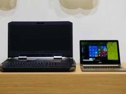 Acer представила 21-дюймовый ноутбук с изогнутым дисплеем Predator 21 X и «самый тонкий в мире ноутбук» Swift 7