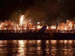 В Лондоне сожгли деревянный макет британской столицы XVII века