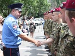 Запорожским милиционерам дали "участника АТО"