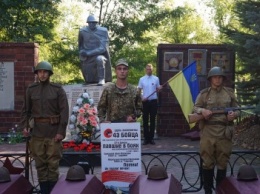 В Славянском районе перезахоронили останки 43 солдат, погибших во время Второй мировой