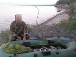 На Кременчугском море снова задержан браконьер (ФОТО)
