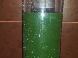 В Енакиево из кранов течет зеленая вода. Нельзя пить даже кипяченую