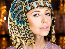 Наталья Османн отметила 30-летие в египетском стиле