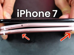 IPhone 7 выдерживает испытание на изгиб хуже предшественника [видео]