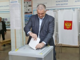 Аксенов и Константинов уже проголосовали на выборах в Госдуму (ФОТО)
