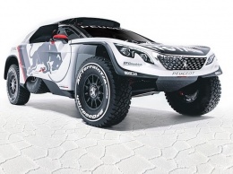 Peugeot представила новый прототип гоночного автомобиля 3008 DKR