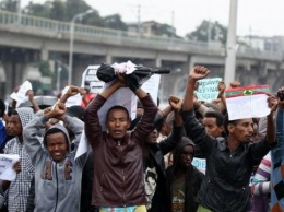 Во время разгона антиправительственного протеста в Эфиопии погибли 50 человек