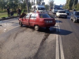 В Одессе в аварию на Лузановке попал инвалид (ФОТО)