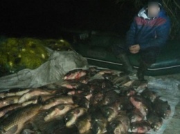 На Полтавщине два браконьера выловили более 100 кг рыбы на территории государственного заказника (ФОТО)