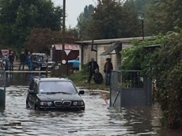 В Новой Каховке настоящий потоп (ФОТО, ВИДЕО)