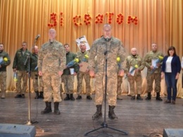 В Добропольском районе поздравили защитников Украины