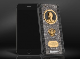 Золотые iPhone 7 с портретом Путина пользуются небывалым спросом